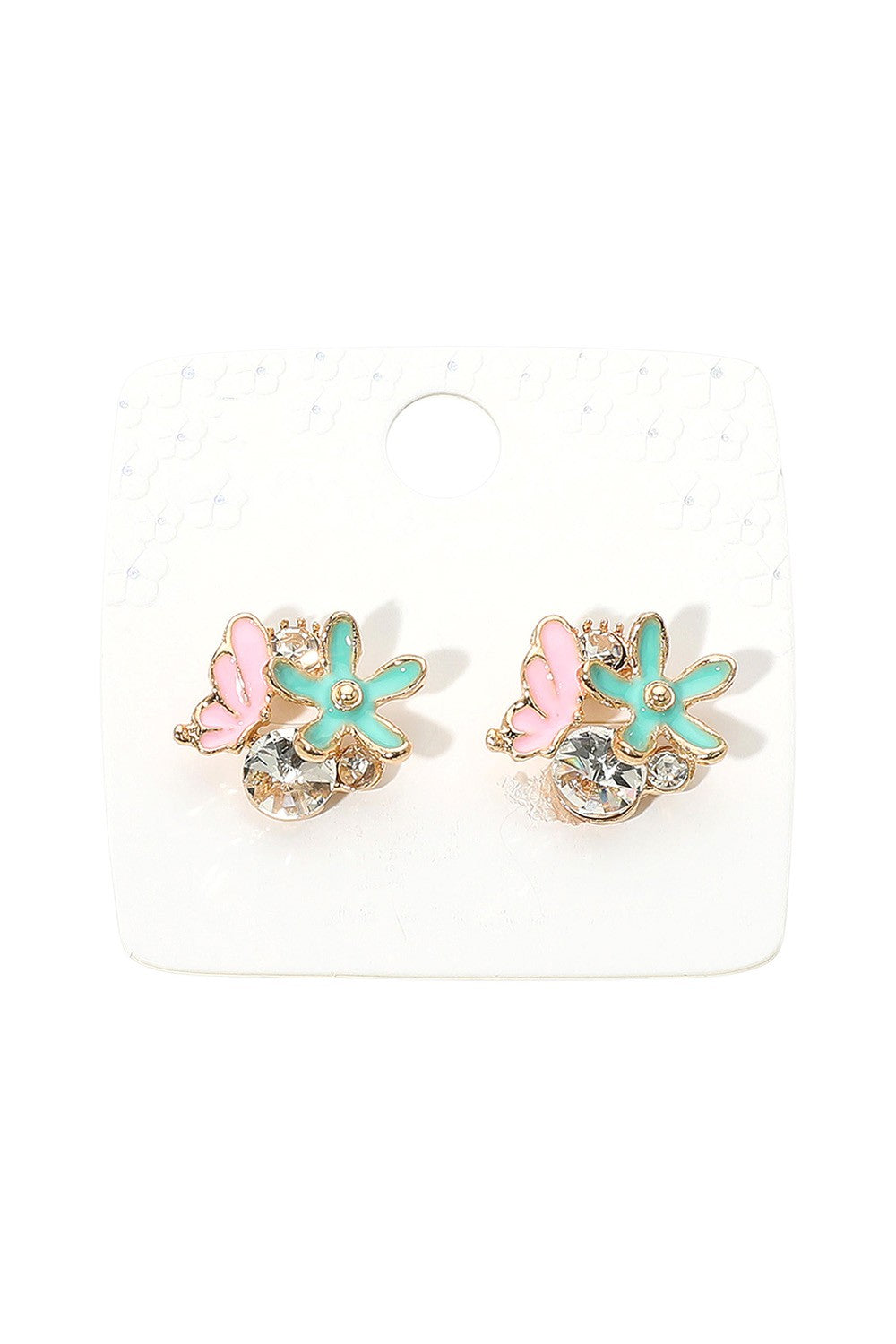 Butterfly Stud Earrings Set