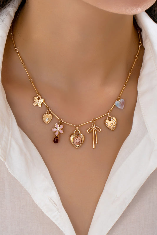 The "Romantic Reverie" Motif Necklace