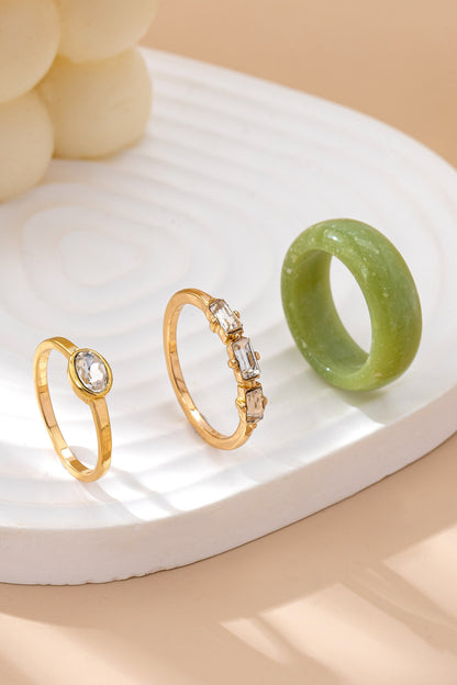 Verdant Muse Ring Set